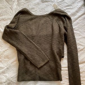 Aerie ballet back sweater